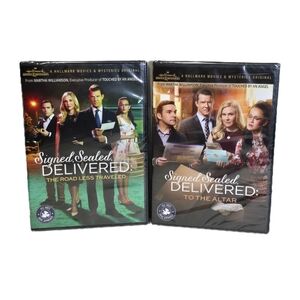 SIGNED SEALED DELIVERED DVD Lot Of 2 Hallmark Movies & Mysteries Originals